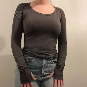 Lulu lemon striped long sleeve